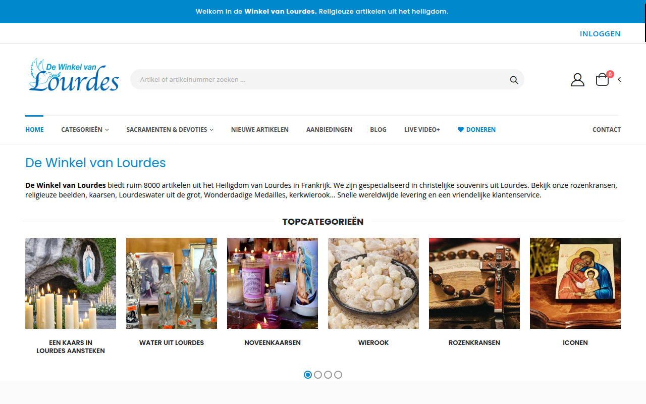 Screenshot van winkel-van-lourdes.com