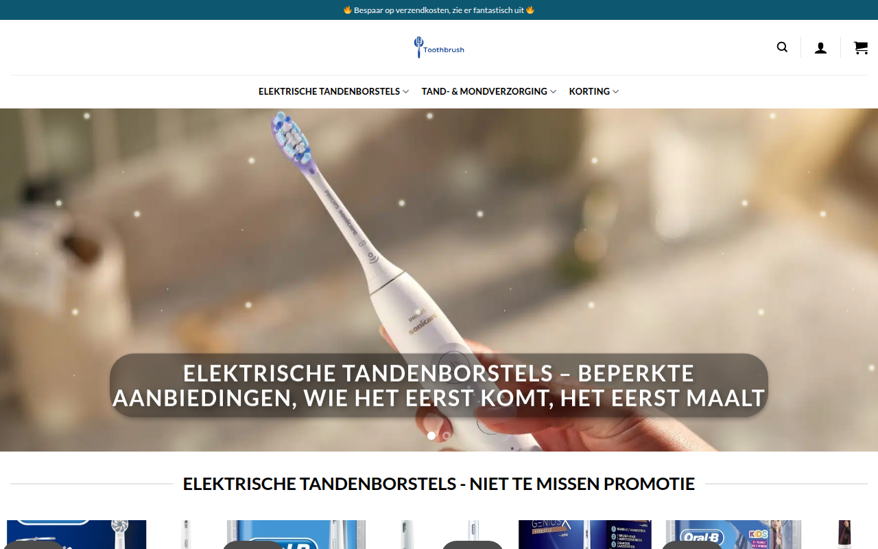 Screenshot van winkeloralb.com