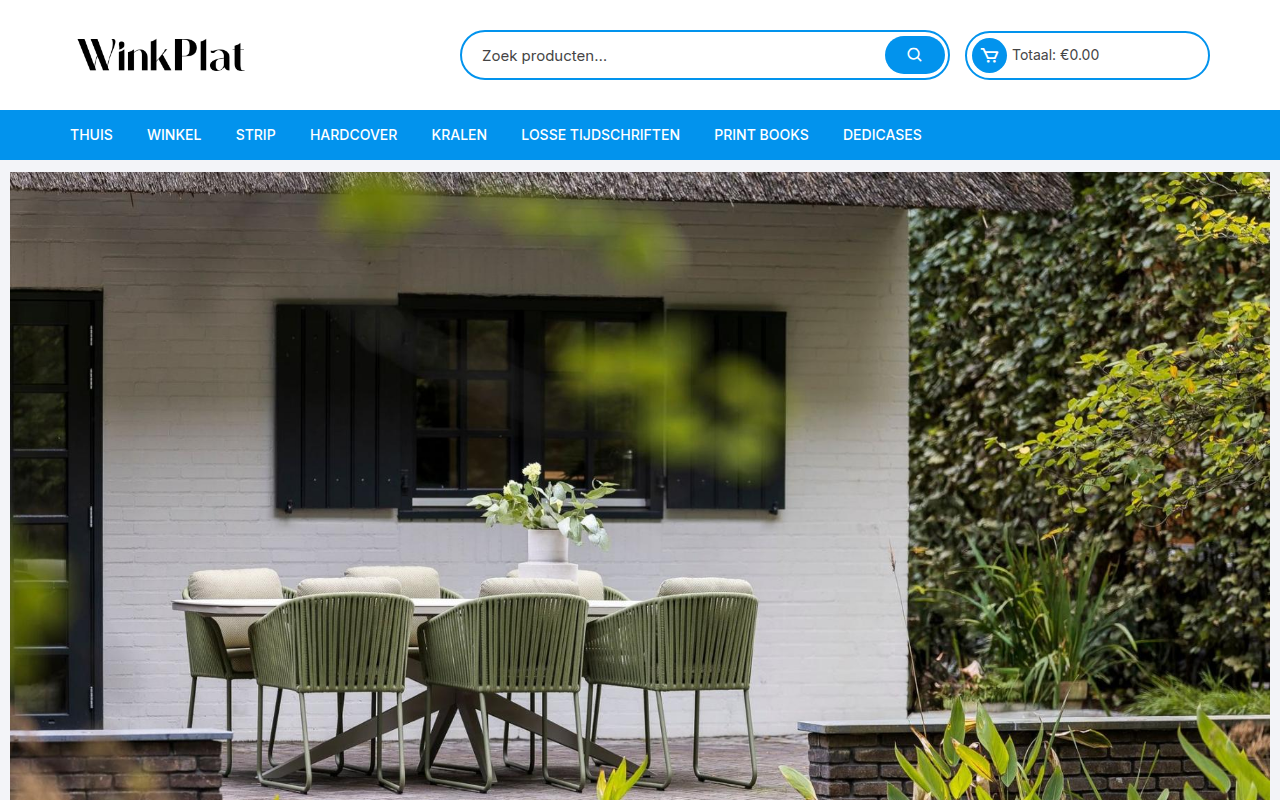 Screenshot van winkelplatform.com