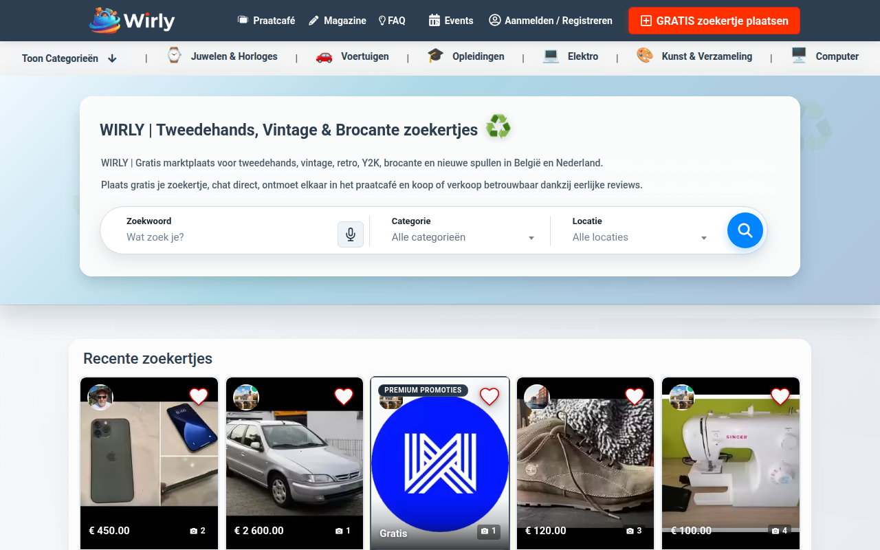 Screenshot van Wirly