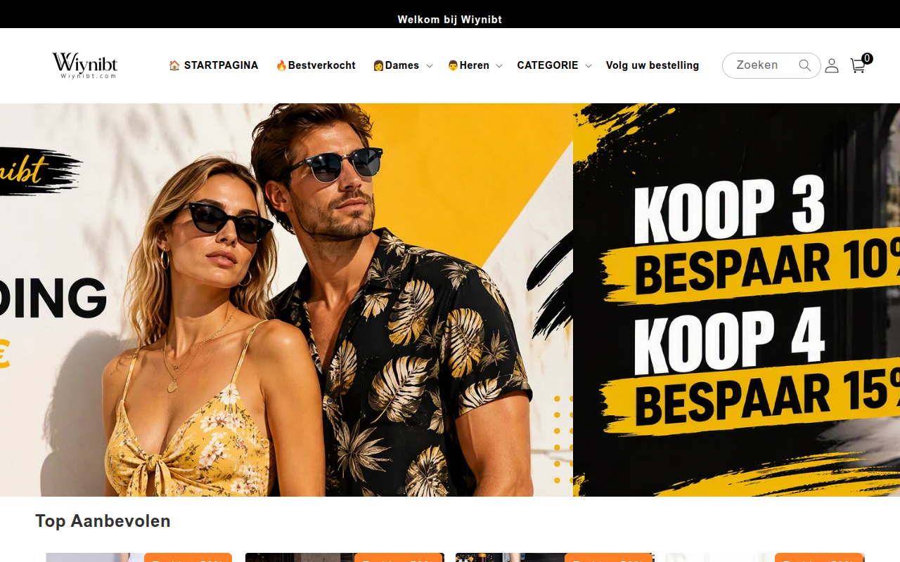 Screenshot van wiynibt.com