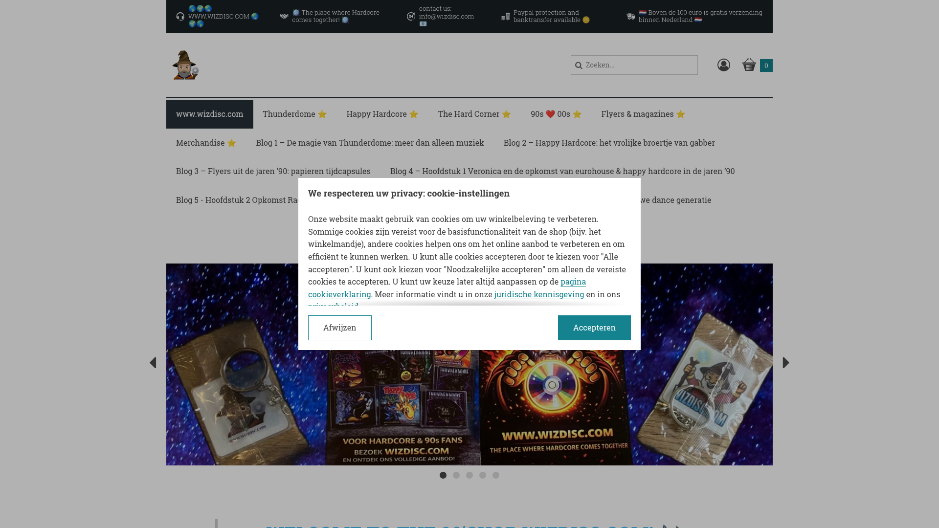Screenshot van wizdisc.com