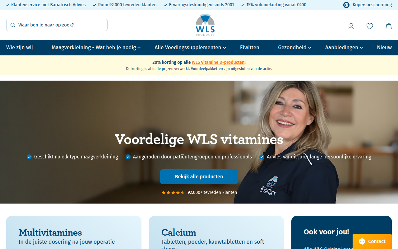 Screenshot van wlsproducts.nl
