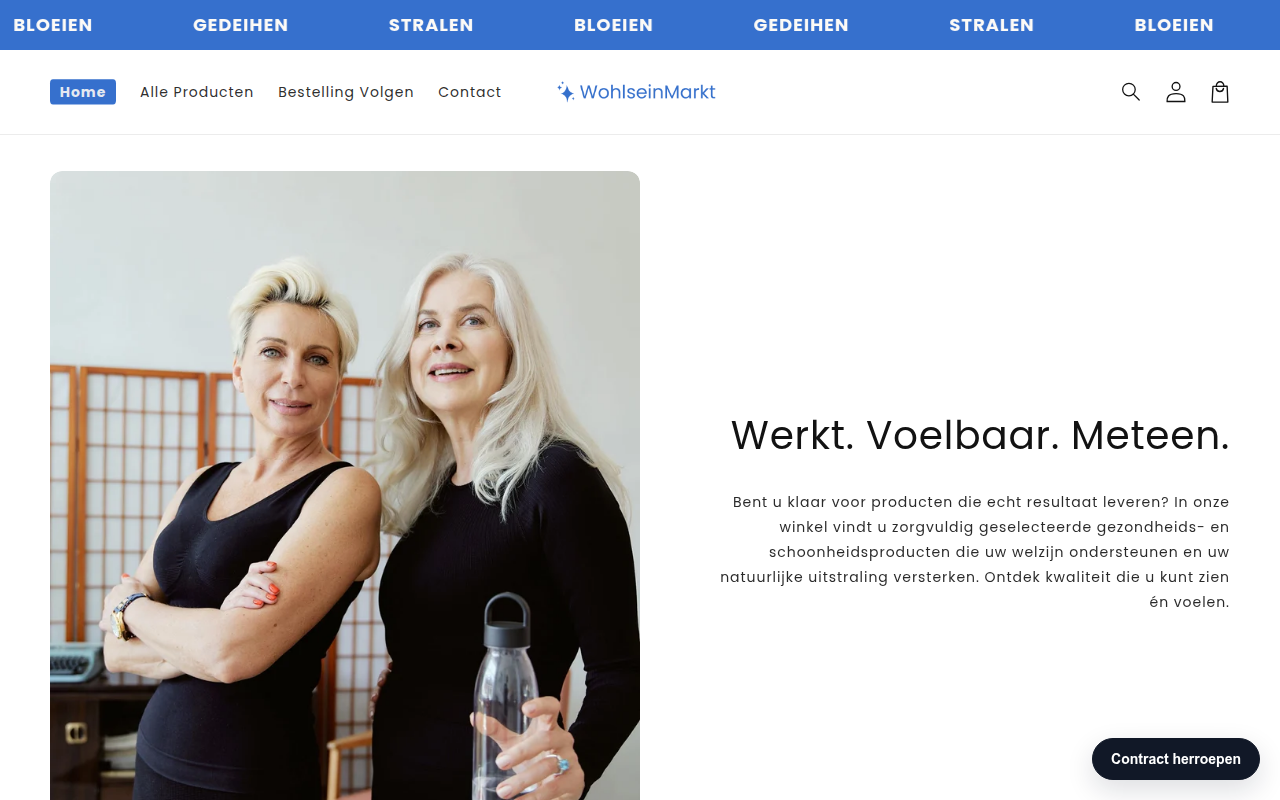 Screenshot van wohlseinmarkt.de