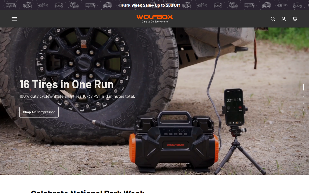 Screenshot van wolfbox.com