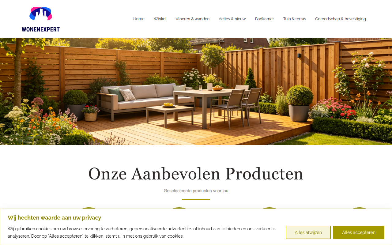 Screenshot van wonenexpert.com