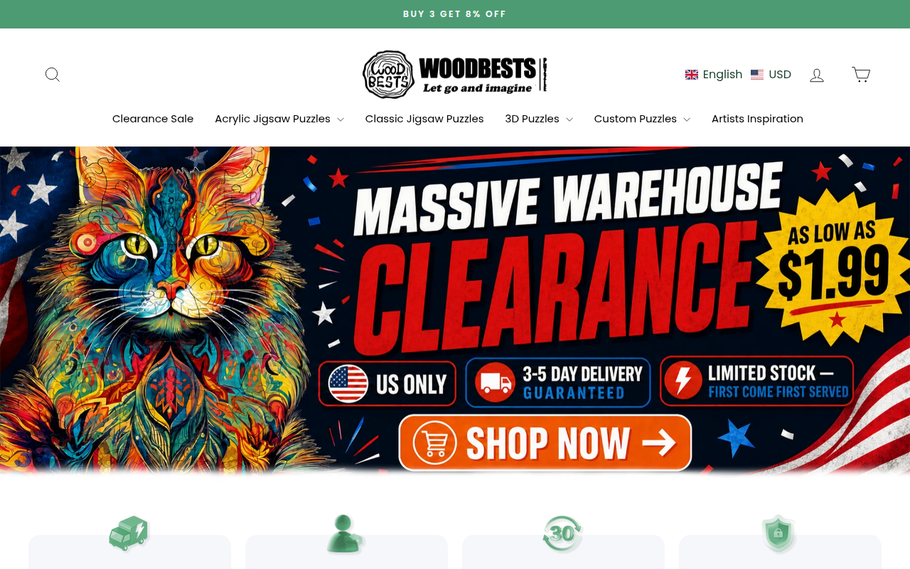 Screenshot van woodbests.com