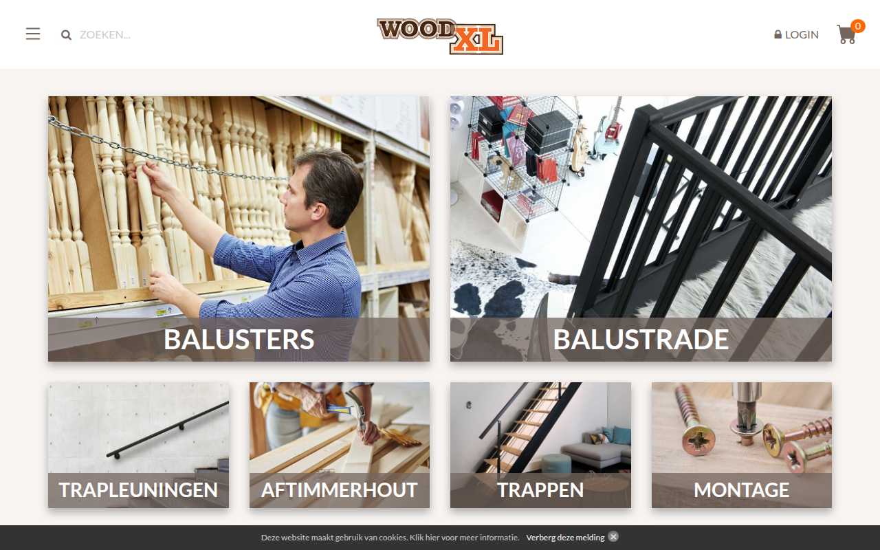 Screenshot van woodxl.nl