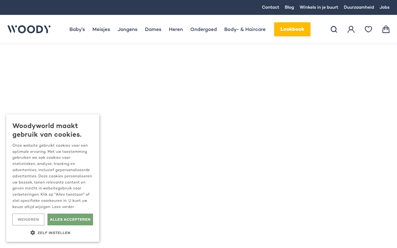 Screenshot van woodyworld.com