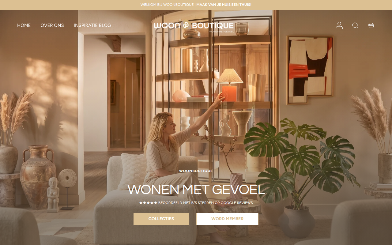 Screenshot van woonboutique.nl