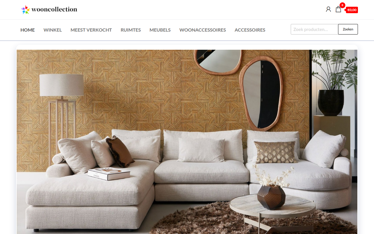 Screenshot van wooncollection.com