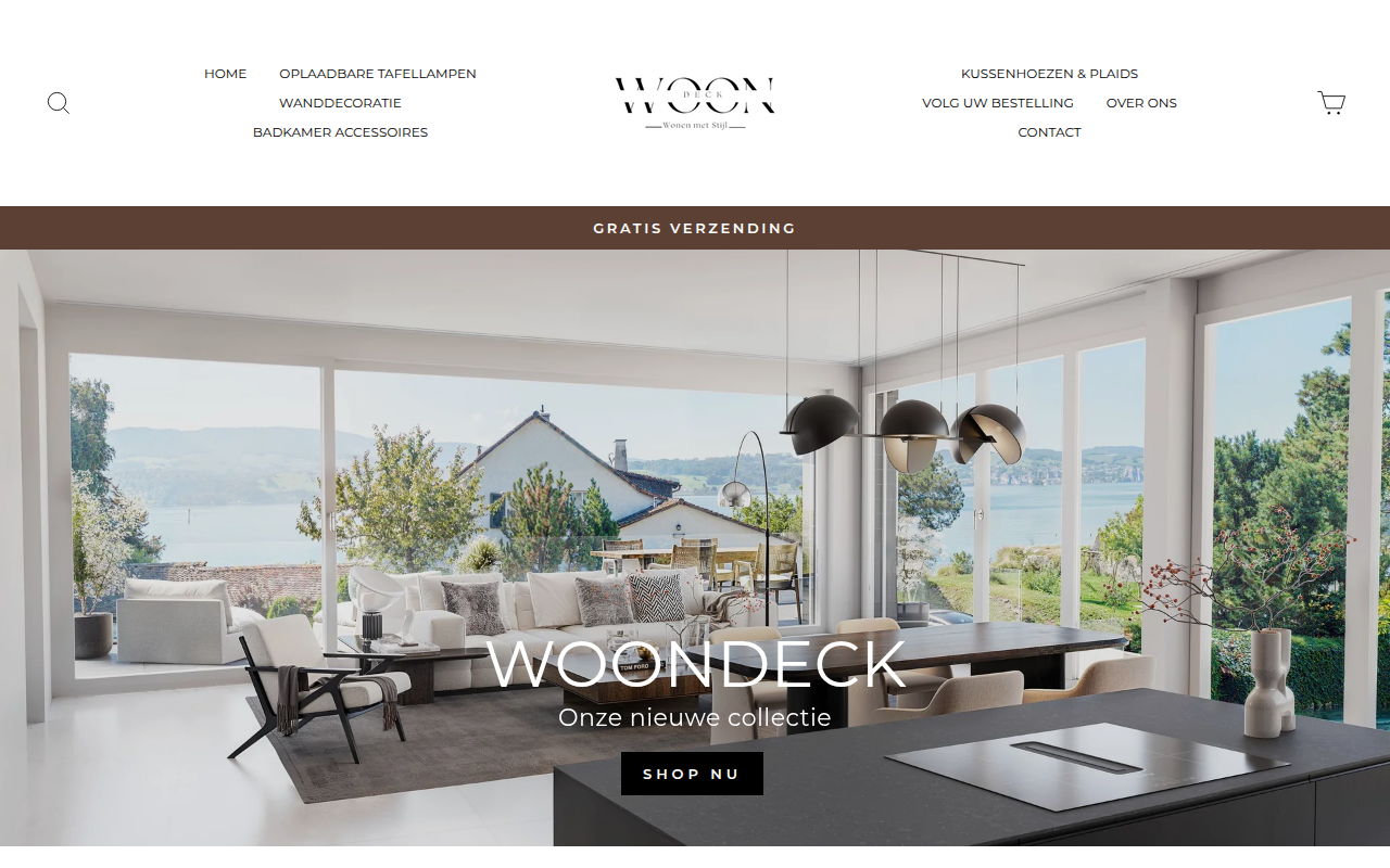 Screenshot van woondeck.nl