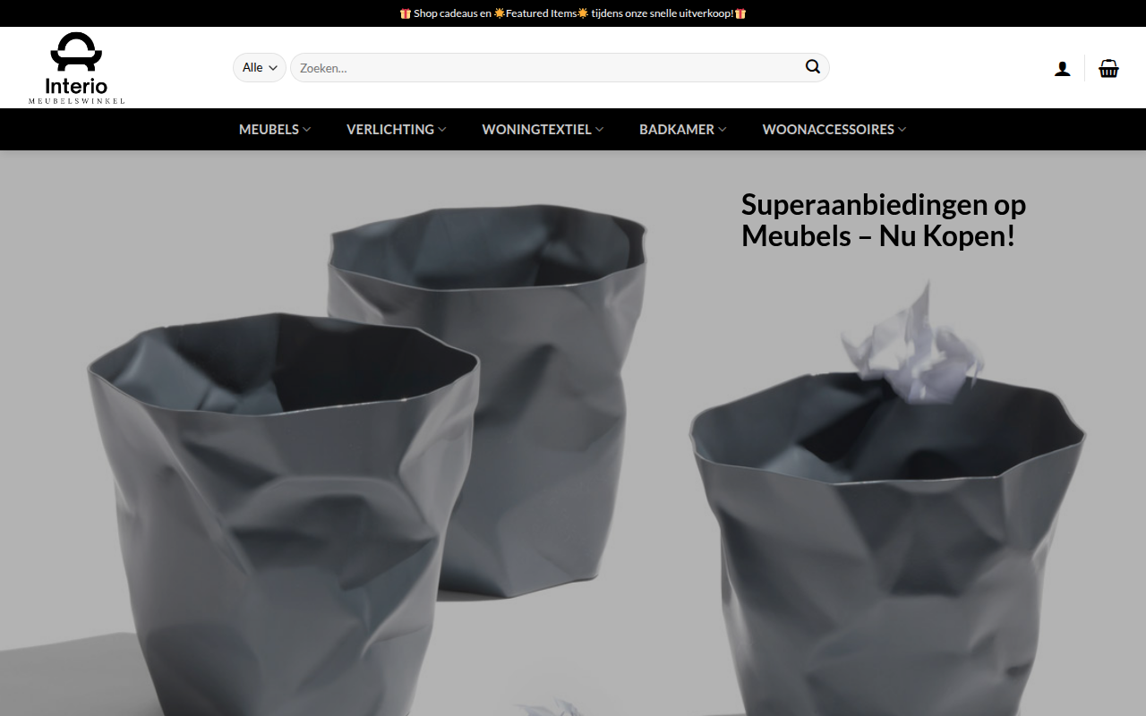 Screenshot van woonextradeals.com