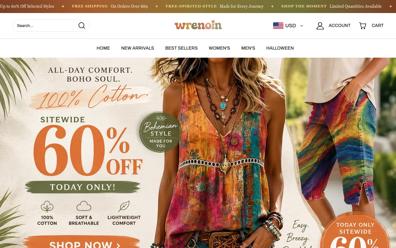 Screenshot van wrenoin.com
