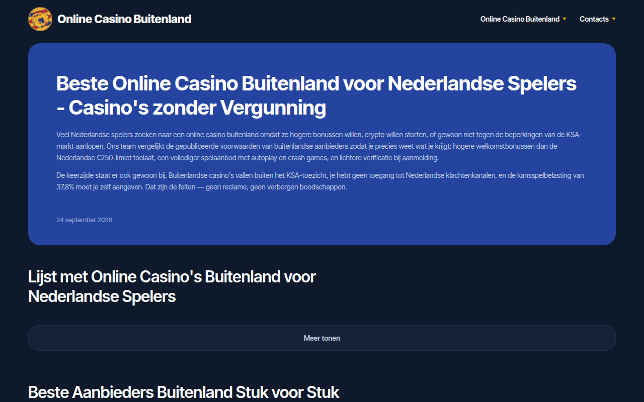 Screenshot van wwen.nl
