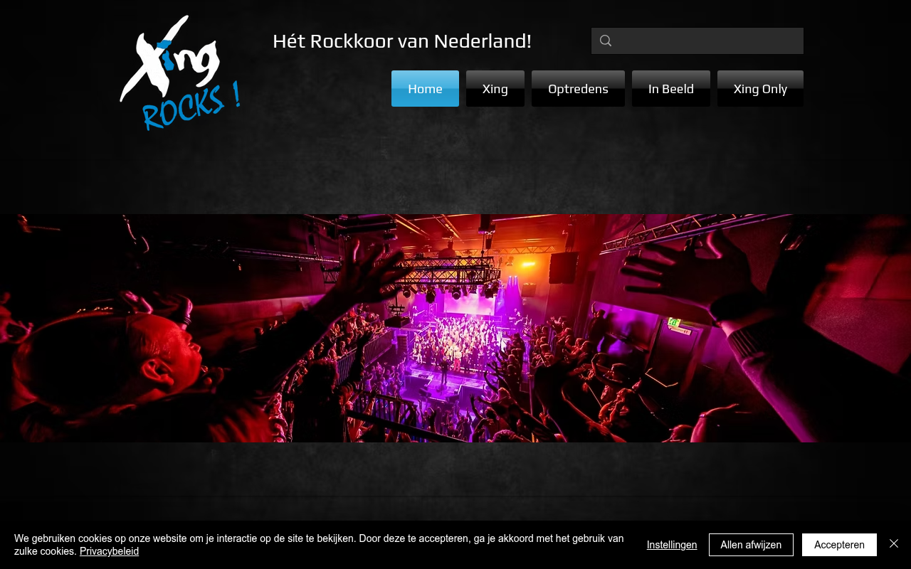 Screenshot van xing.rocks