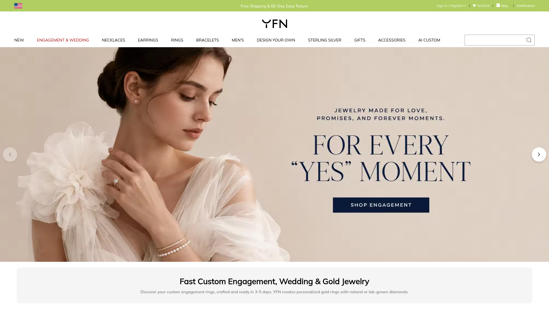 Screenshot van yfn.com