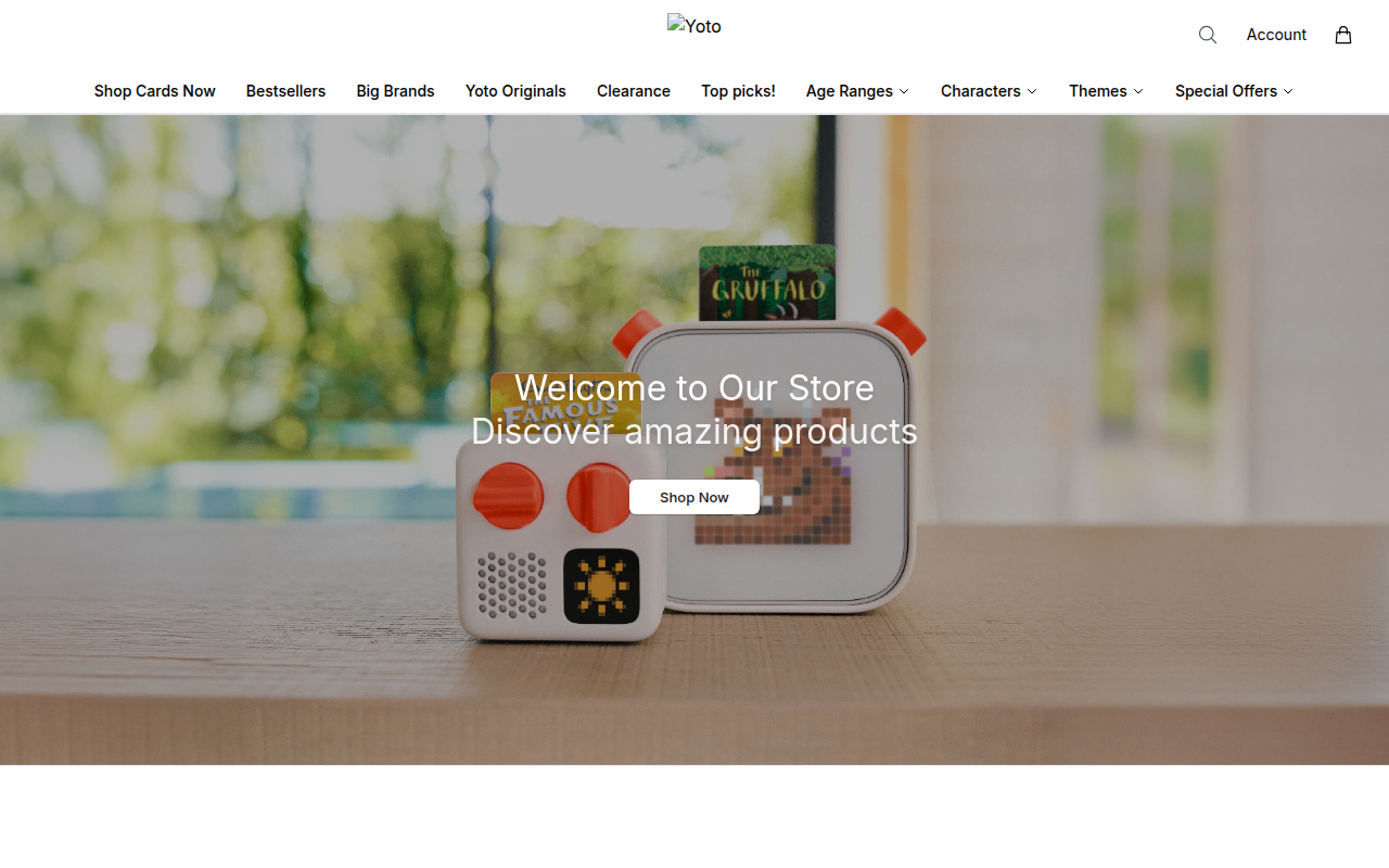 Screenshot van yotoglobal.shop