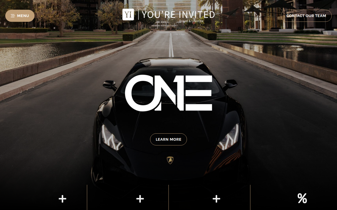 Screenshot van youreinvited.agency