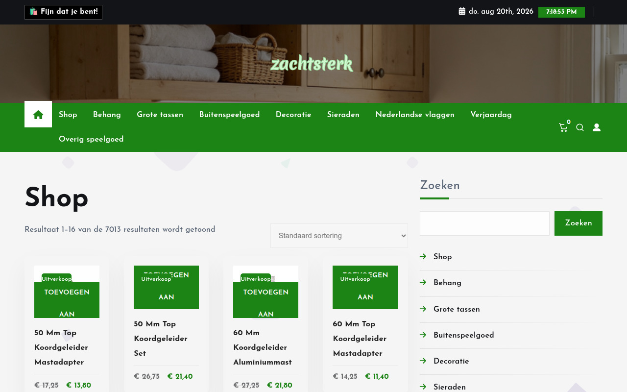 Screenshot van zachtsterk.com