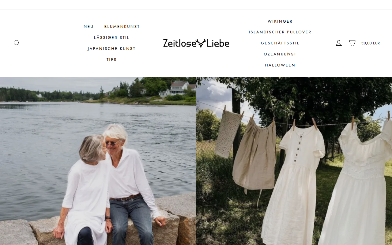 Screenshot van zeitloseliebe.de