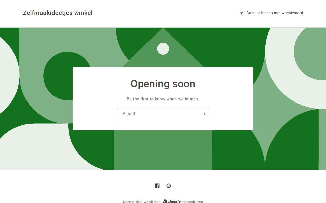 Screenshot van zelfmaakideetjes.shop