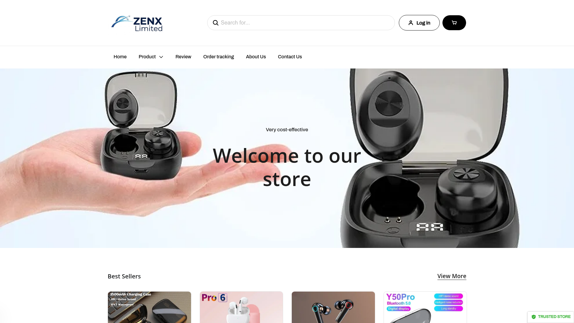 Screenshot van zenxvape.com