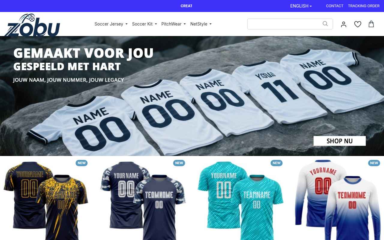 Screenshot van zobu.nl