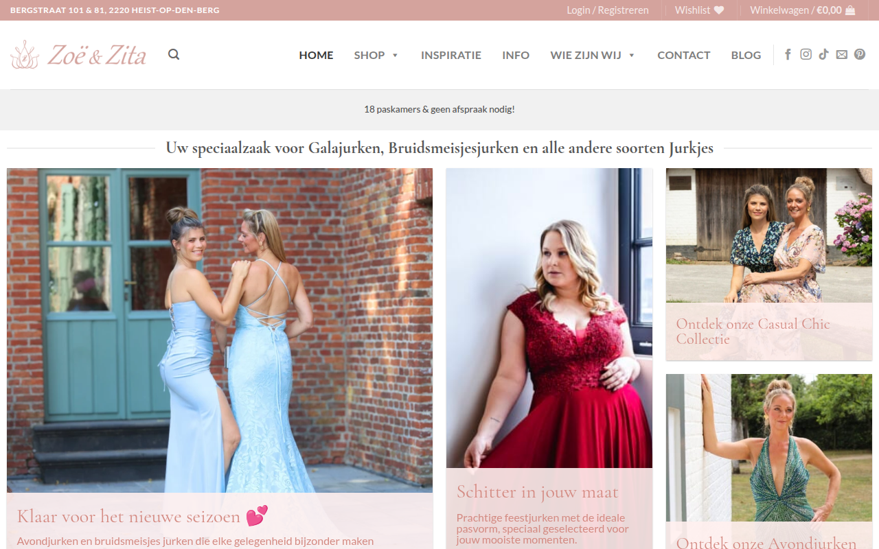 Screenshot van zoezita.be