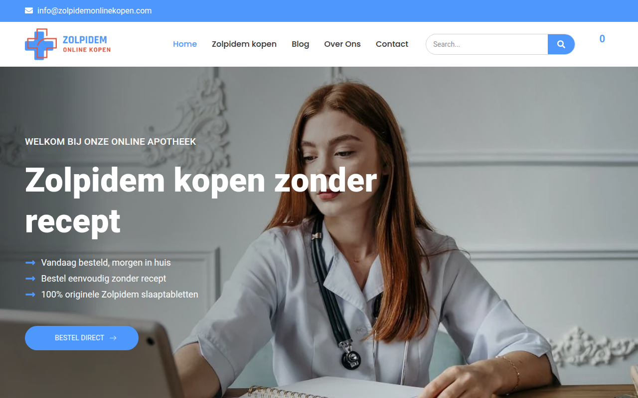 Screenshot van zolpidemonlinekopen.com