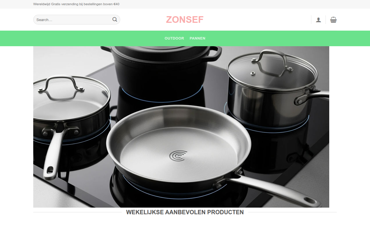 Screenshot van zonsef.shop