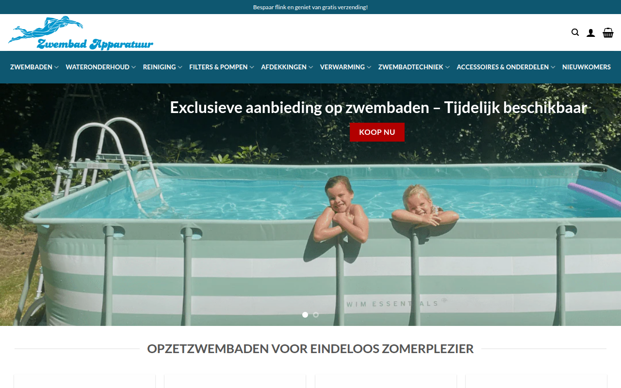 Screenshot van zwembadapparatuur.com