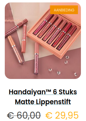 Aanbieding getoond op de webshop.