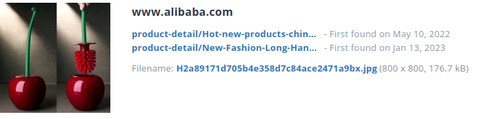 Identieke product alibaba.com