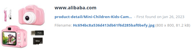 Identieke product alibaba.com
