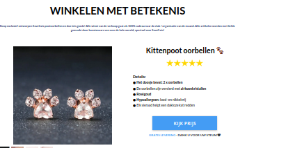 De speciaal gemaakte kunst uit de webshop.