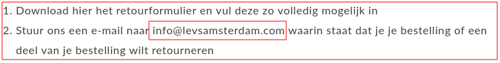 Mailadres op bekend oplichters domein.