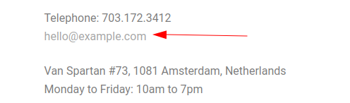 Bijzonder mailadres!