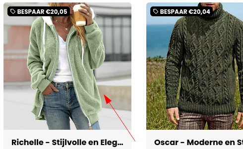 Aanbieding zoals op webshop gevonden.