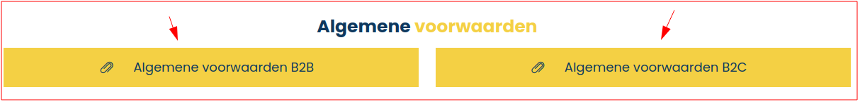 Twee sets voorwaarden.