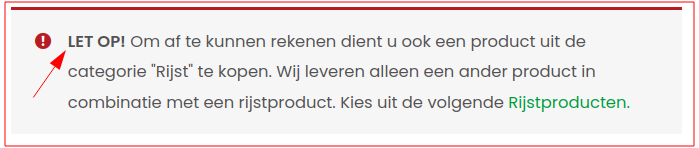Alleen olie bestellen niet mogelijk (koppel verkoop)
