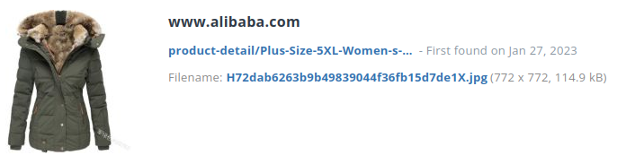 Identieke artikelen ook bij alibaba.com