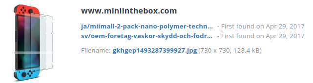 Identieke aanbieding lightindebox.com (China)