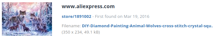 Identieke aanbieding alibaba.com (China)