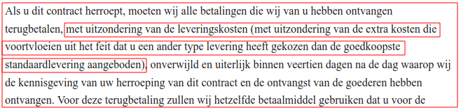 Hoeveel krijg je nu terugbetaald?