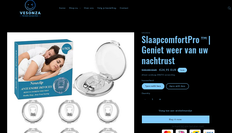Aanbieding uit webshop.