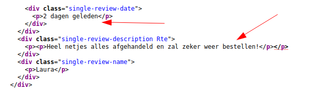 Fake "hardcoded" reviews!