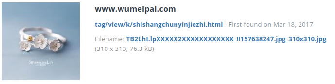 Identieke aanbieding andere Chinese webshop