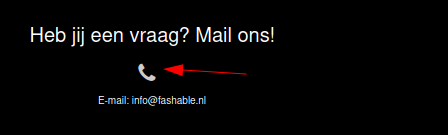 Suggereert meermaals (onterecht) telefonische bereikbaarheid.