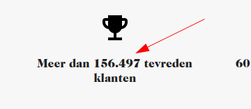 Webshop bestaat erg kort, valse claim!